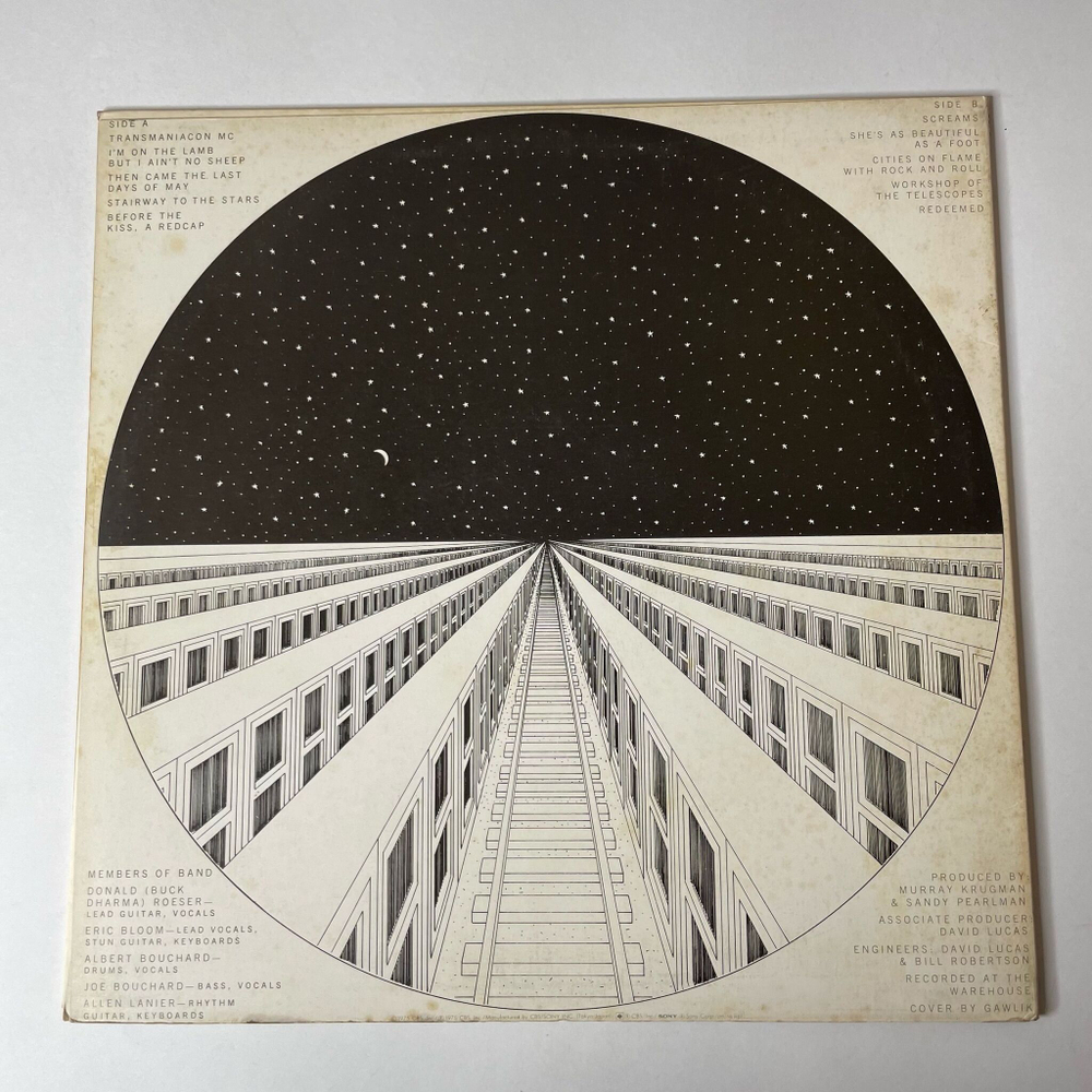 Винтажная виниловая пластинка LP Blue Oyster Cult (Japan 1975) (Promo)
