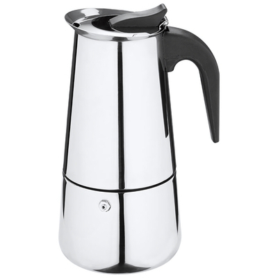 Кофеварка гейзерная 450мл 9 чашек нерж "Italia"