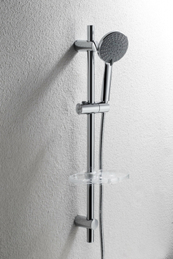 Штанга для душа с мыльницей