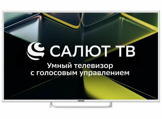 Asano 50LU5011T UHD Smart,Салют ТВ,белый Телевизор LED