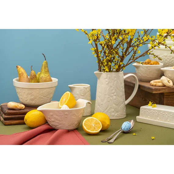 Чаша birds of paradise, 850 мл, кремовая