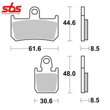 SBS 839DC тормозные колодки передние