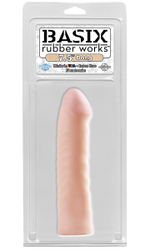 Фаллоимитатор Basix Rubber Works 7.5 Dong - 19,1 см. (Цвет: телесный)