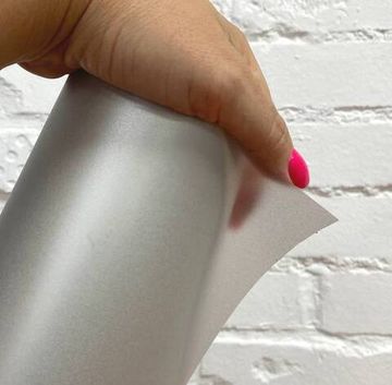 Пленка Oracal 8510 090 серебро полупрозрачное "под пескоструй" 1,00х50м