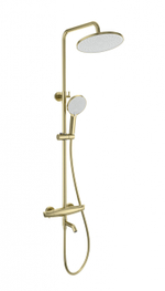 Душевая система с термостатом WONZON & WOGHAND CAPSULE, Брашированное золото (WW-B3031-A2-BG)