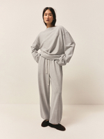 Брюки из soft-touch трикотажа