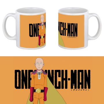 Кружка керамическая Ванпанчмен, One Punch Man, Сайтама-2, 330 мл