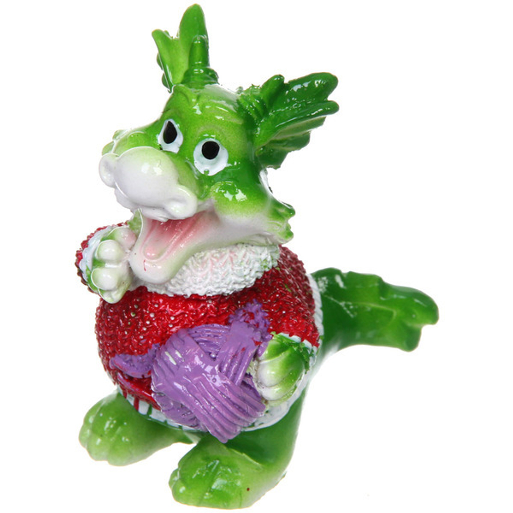 Фигурка «Дракончик в свитере» 5,5*4,5*7 см, микс