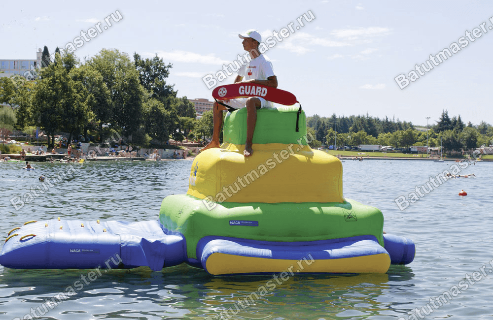 Элемент аквапарка «Палуба», 3×3×1,65 м