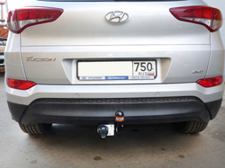Фаркоп на HYUNDAI TUCSON (2015-2018) (без электрики, паспорт/сертификат в комплекте) Автос.HY 28