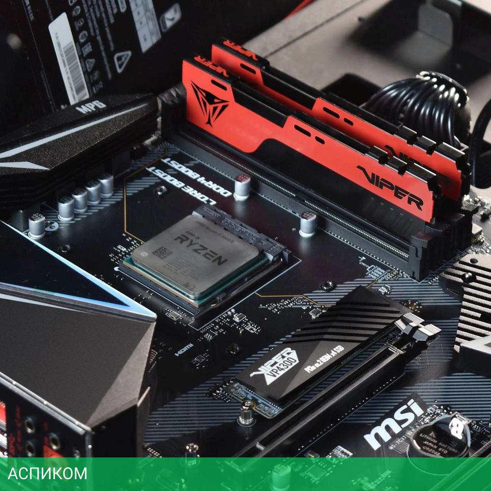 Оперативная память Patriot Viper Elite II RTL Gaming DDR4 2x32GB (PVE2464G400C0K)