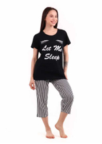 Пижама х/б бриджи+футболка УБФ00022