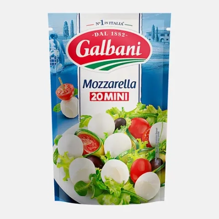 Сыр Galbani Моцарелла шарики 45% 285г (150г)