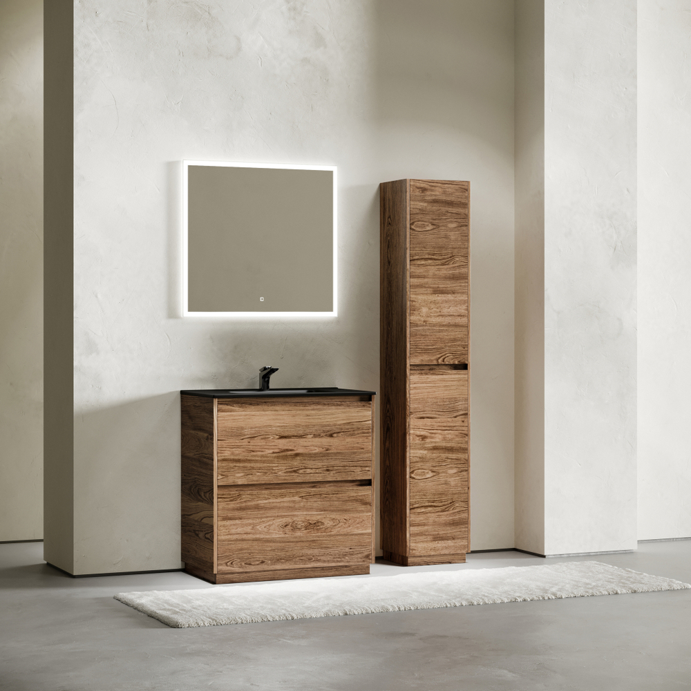 Тумба с раковиной Sancos Libra Floor 80 см LB80FECH дуб чарльстон