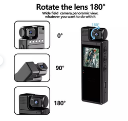 Экшн-камера Mini body camera L9, черный