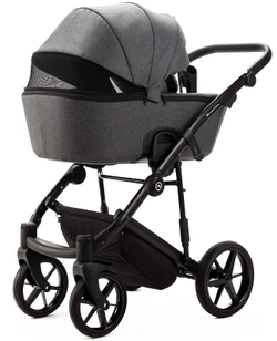 Детская коляска Adamex Mobi New 2 в 1 MN-TK57 ТЕМНО-СЕРЫЙ