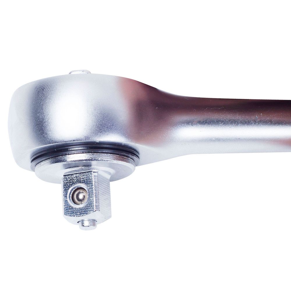 МАСТАК (010-35408H) Трещотка 3/8", 200 мм, 45 зубцов, дисковый механизм с кнопкой