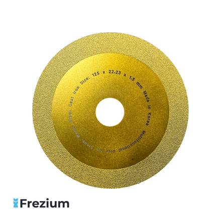 Универсальный твердосплавный диск по камню, дереву, нержавеющей стали и чугуну (125x22,23x1,5 мм)