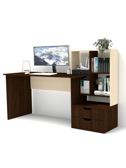 венге / дуб выбеленный