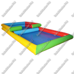 Прямоугольный надувной бассейн "Двойной" 8*4*0,65 м