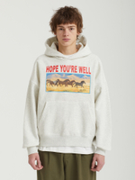 Толстовка С Капюшоном Horses Hoodie