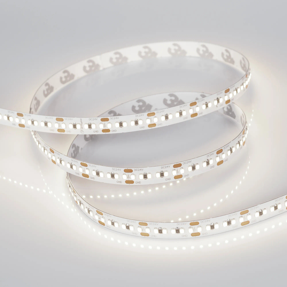 Светодиодная лента MICROLED-M300-8mm 24V Day4000 (8 W/m, IP20, 2216, 5m) (Arlight, Открытый) 023558(2)