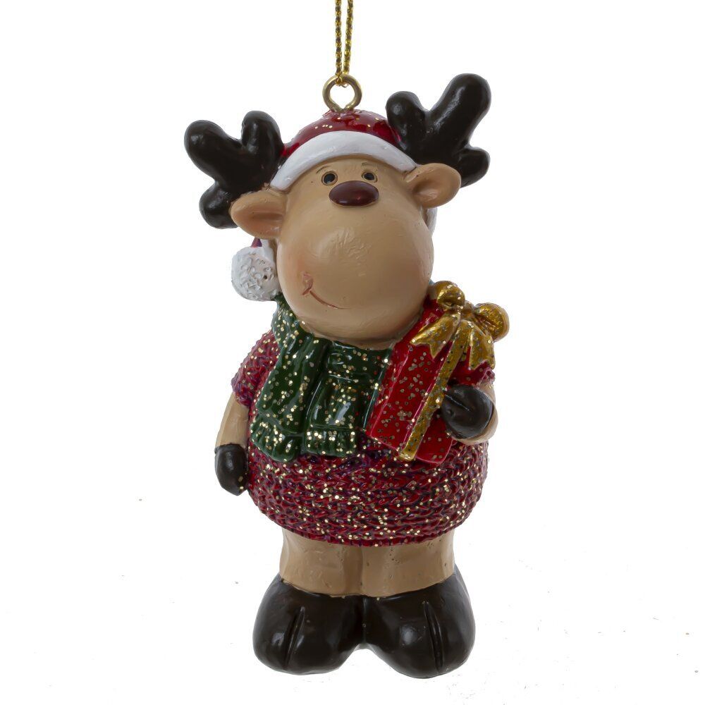 GAEM Фигурка декоративная подвесная "Олень", L4,5 W3 H8 см, 4в.