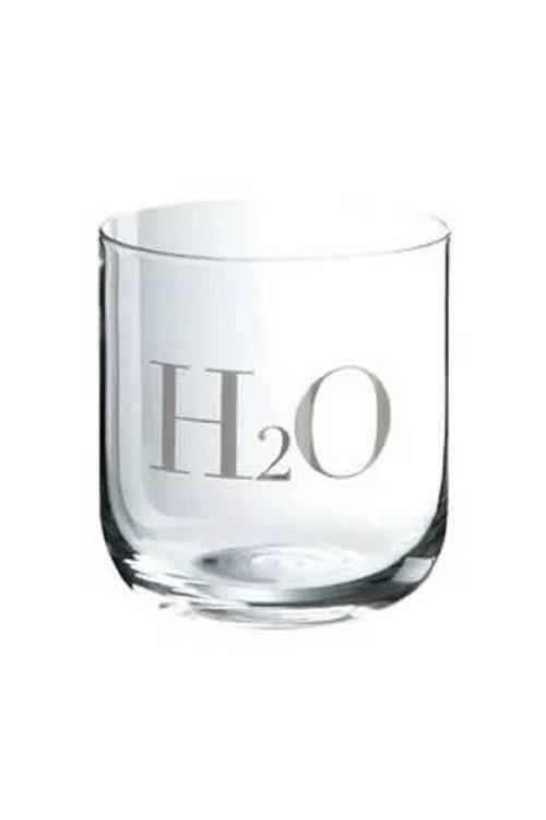 Бокал для воды "H2O" 9х10см стекло