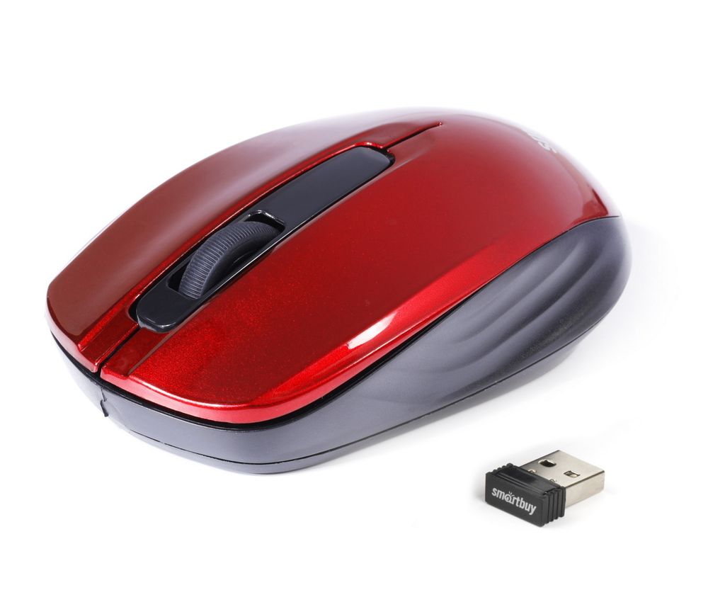 Мышь Smartbuy SBM 332 AG-R USB беспроводная красная