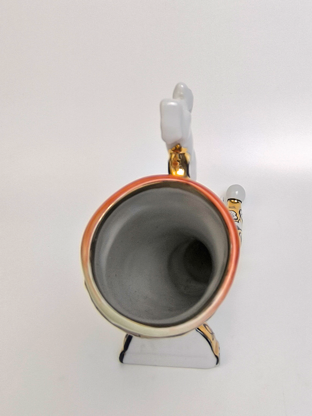 Статуэтка "Рог с охотничьей сценой" Киевский ЭКХЗ