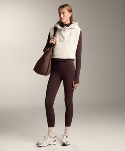 Oysho Жилет с капюшоном, экрю