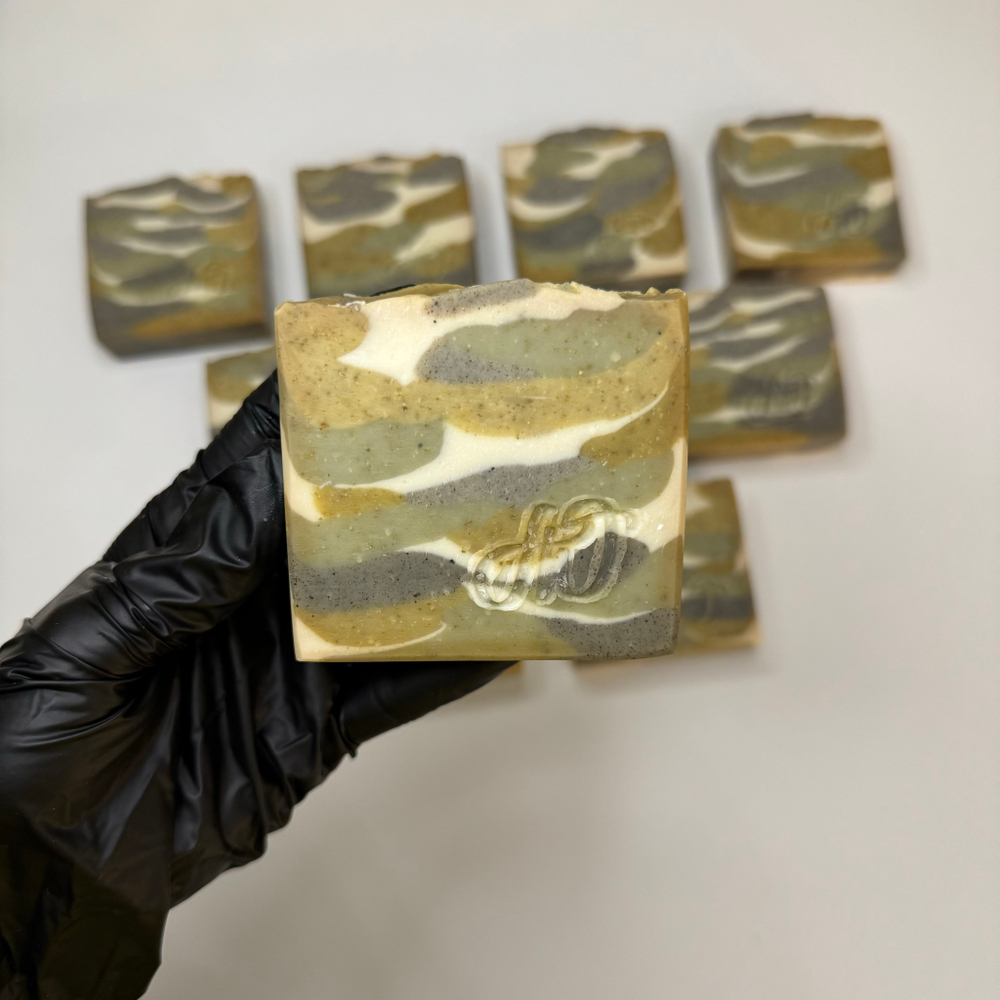 Мыло ручной работы «Камуфляж»