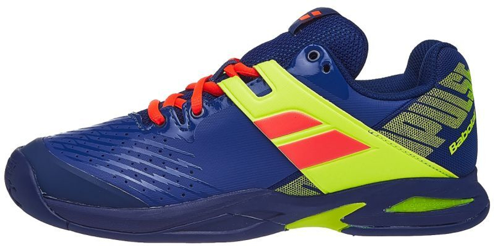 детские Кроссовки теннисные Babolat Propulse All Court Junior - blue/fluo aero