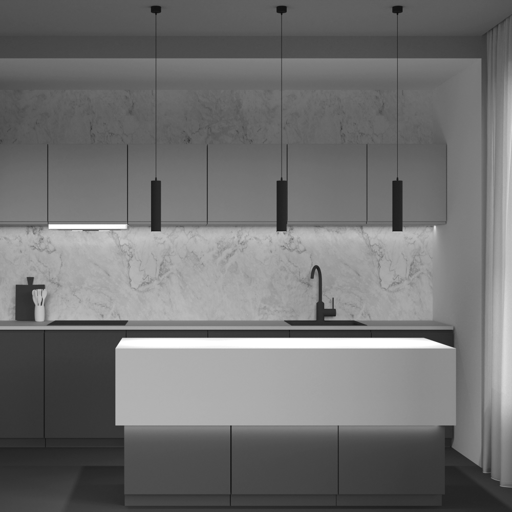 Подвесной светильник Maytoni Focus P075PL-01B черный