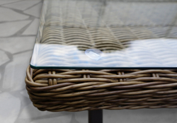 Стол садовый плетеный из искусственного ротанга OPAL 210 см