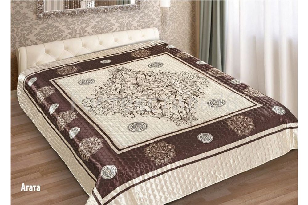 Покрывало Агата шёлк декоративный 200х220