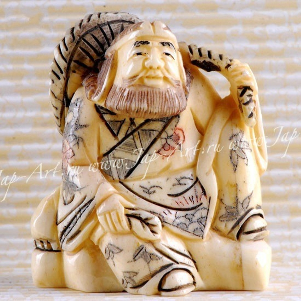 Нэцкэ Присевший отдохнуть путник