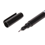 Маркер перманентный STAFF Profit PM-105, ЧЕРНЫЙ, тонкий металлический наконечник 0,5 мм, 152170