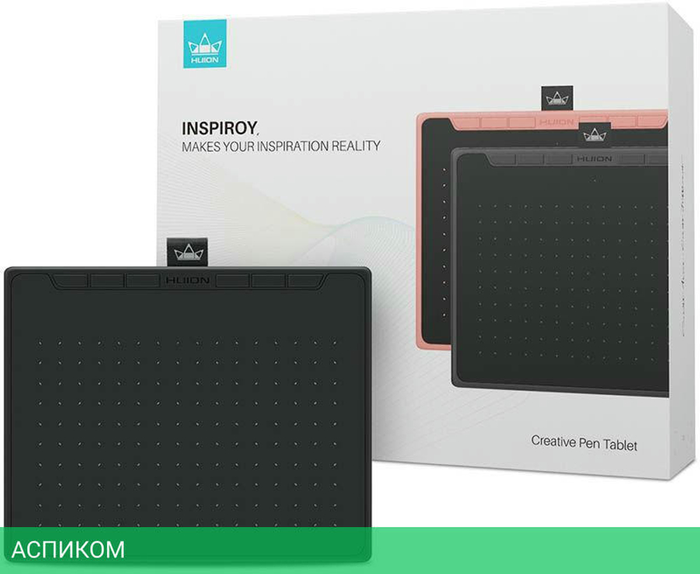 Графический планшет Huion Inspiroy Pink (RTS-300)