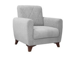 Кресло для отдыха Эдвин велюр прага туман