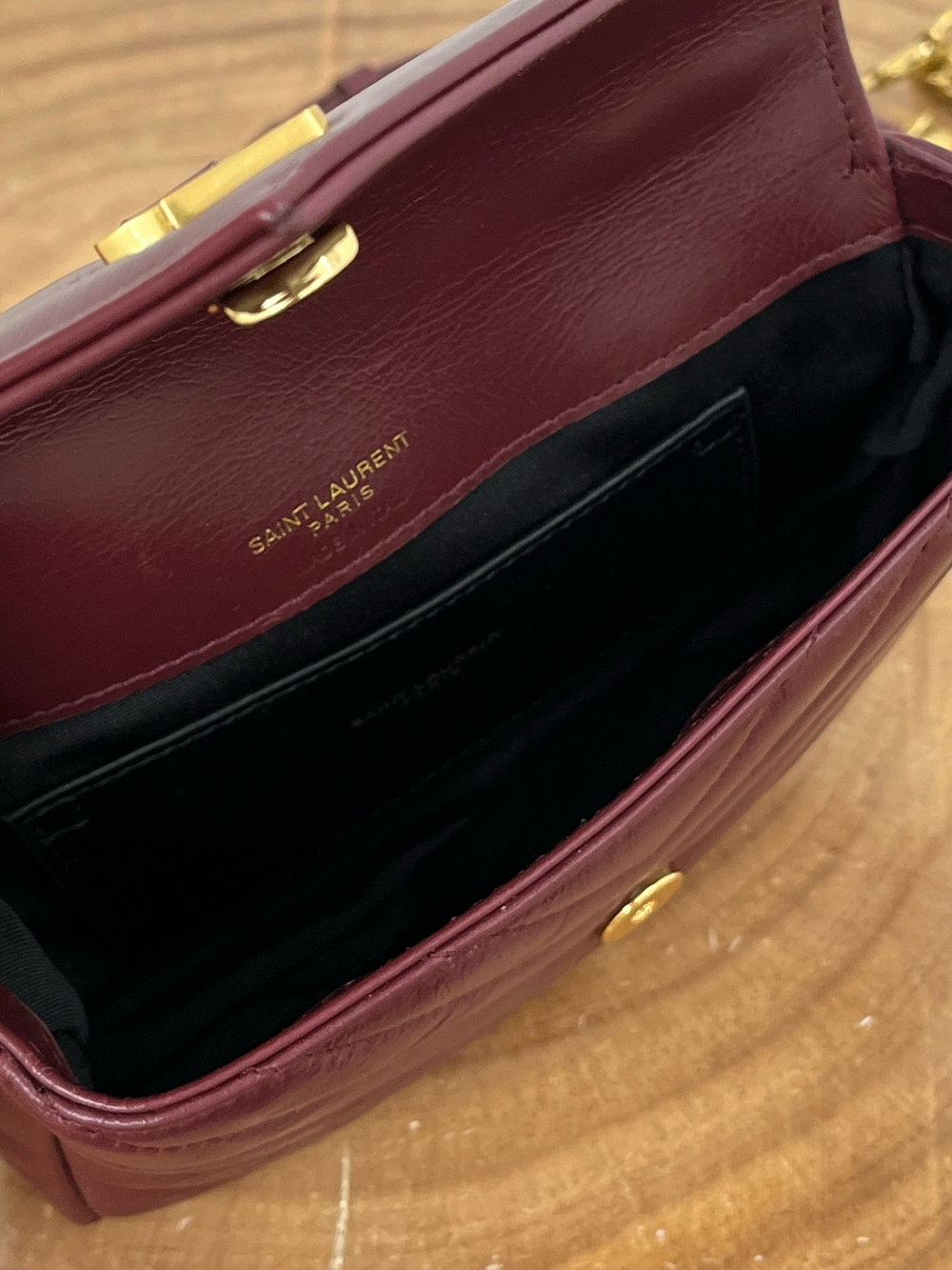 Saint Laurent College Mini Chain Bag