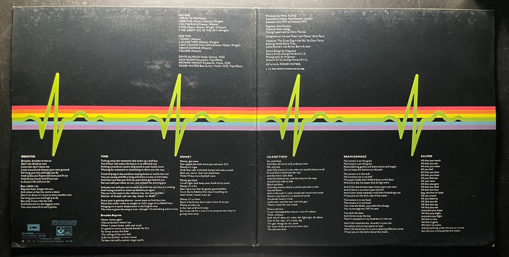 Pink Floyd - The Dark Side Of The Moon (Англия 1977г.)