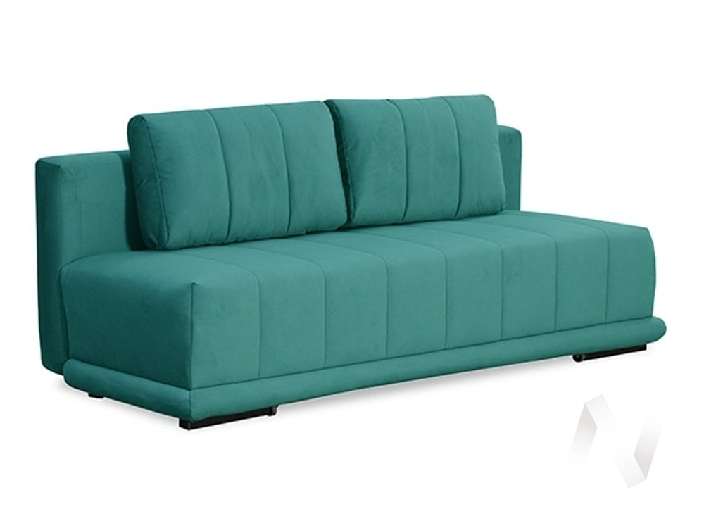 Диван прямой Флорида (БД) Карат 103 (бирюзовый однотон)