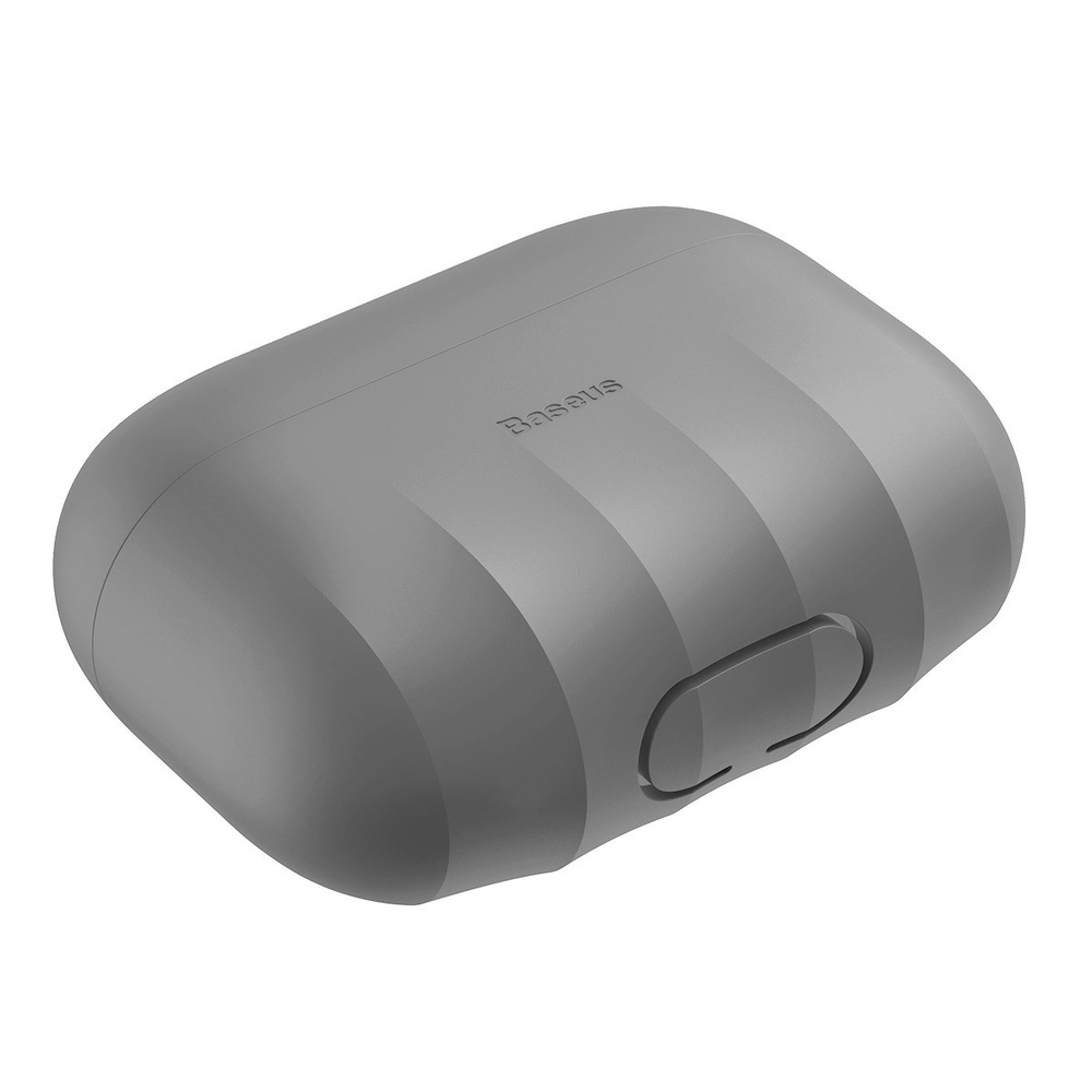 Чехол для Apple AirPods Pro Baseus Shell Pattern Silica Gel Case - Grey
