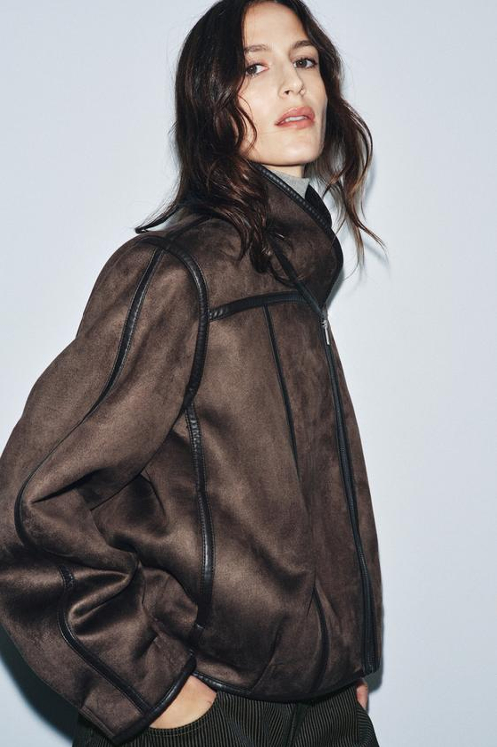 ZW COLLECTION ДВУСТОРОННИЙ ПАЛЬТО - ZARA