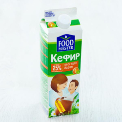 Кефир Food Master 2,5% 1000 гр т/п