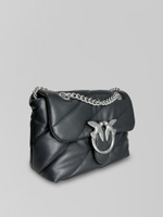 Сумка 8992 стеганная с металлической застежой и цепочкой