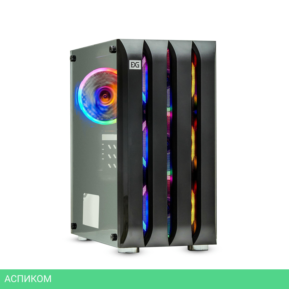 Корпус ExeGate Mistery R3 черный без БП (EX294383RUS)