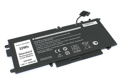 Аккумуляторная батарея для ноутбука Dell Latitude 12 5289 (K5XWW) 7.6V 4200mAh OEM