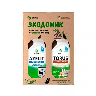GraSS Универсальный набор для уборки Дома №2 (Azelit,Sidelit,Dos-Gel,Torus)